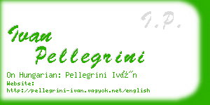 ivan pellegrini business card